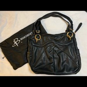 B. Makowsky shoulder bag in excellent condition; comes with dust bag